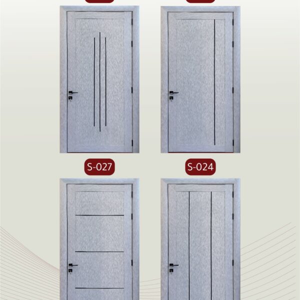 أبواب WPC حفر - ستيل